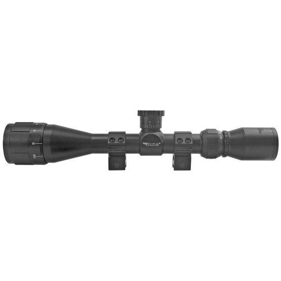BSA Sweet 270 3-9x40 30/30 Duplex Reticle Rifle Scope has a matte black finish